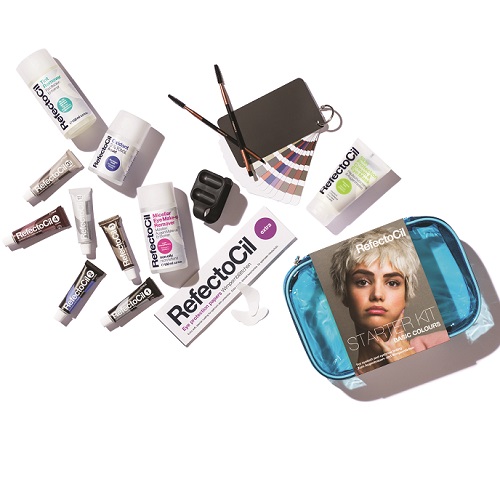 RefectoCil Basic Tint Starter Kit - PPD-Free Eyelash & Eyebrow Tinting Supplies - eyelash and eyebrow tint